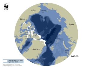 Map of the Last Ice Area, 2040.